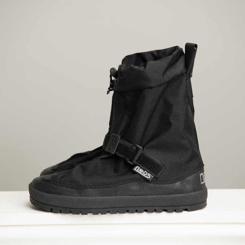 NEOS Traveller T1A Overshoes Mens Medium Black‎ Waterproof Nylon Rain Snow Boots